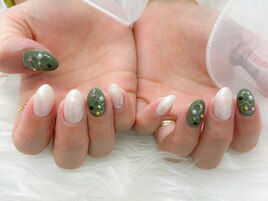 持込画像Xmasモチーフネイル