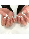 フレンチネイル/白フレンチ