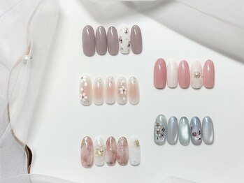 ボネール(nail ＆ eyelash Bounail)の写真/お気に入りを詰め込んだこだわりネイルはBounailで★手描きネイル・3D・パーツ多数!見惚れる指先に☆[田町]