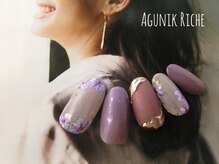 アグニークリッシェ(Agunik Riche)/【フラワーネイル】