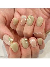 グリーディ(greedy)/お花ネイル