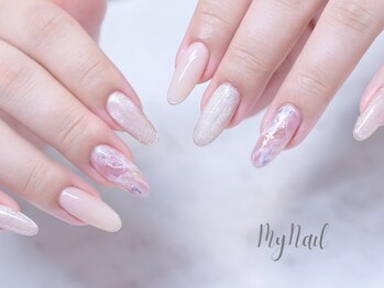 マイネイル(my nail)の写真/【ずっと可愛いを叶える】美しいフォルムで強度・モチの良さが好評。手元見るたびにドキドキを♪