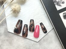 プロモート 岡山城下店(Promote)/モダンレオパードネイル【岡山】