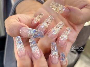 ミラー(Mirror)の写真/《持ち込みデザインもOK☆》カラーもパーツも豊富にご用意◎一人一人のお好みに合わせて自然な長さ出しも◎