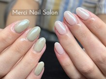 メルシー(Merci)/可愛いオーロラネイル