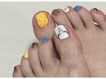 ネイル スパ ココプラス(Nail spa Cocoplus)/夏のエスニック×陶器ネイル