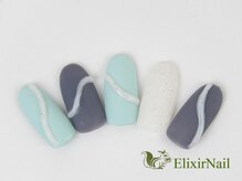 エリクサーネイル 五反田(Elixir Nail)/定額a シンプル／クーポン使用
