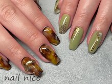 ネイルニコ(nail nico)/べっ甲バレリーナ