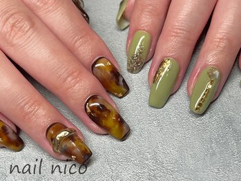 ネイルニコ(nail nico)/べっ甲バレリーナ