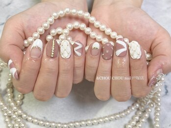 アンドシュシュネイル(&CHOU CHOU nail)/クリスマスネイル