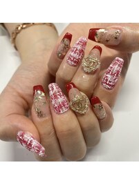 ツイードネイル