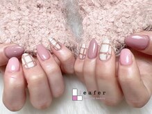 リーファネイルズ 岡山学南町店(Lea'ferNails)/シンプルアートネイル