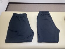 クマモト整骨院/お着替えもメニューに合わせて