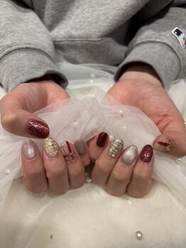 サンカリネイル バイ ヴァラ 新居浜 船木店(sankari nail by VALLA)/クリスマスネイル