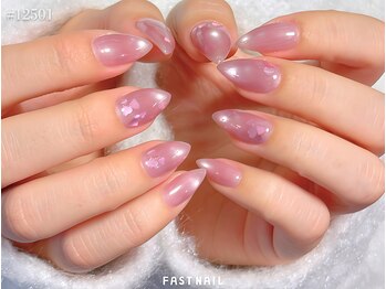 ファストネイル 春日部店(FAST NAIL)/*先着*ハートホロ埋め込みネイル