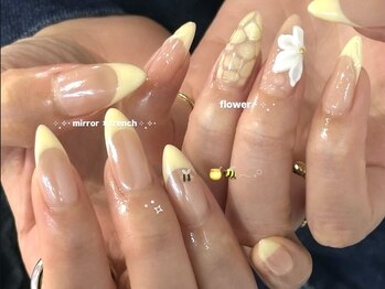 シェル トウキョウ(SHELL TOKYO)/フレンチ お花 ミラー