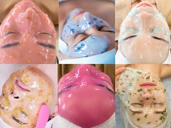 ミミ(mimi)の写真/"生"パック導入で韓国水光肌☆満足度99.8%!!選べる生美容液導入×大HIT!6種のジェリーマスクで紫外線ケア♪