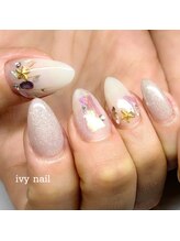 アイビーネイル(ivy-nail)/シェル×オーロラネイル