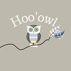 ホー アウル(Hoo' owl)ロゴ