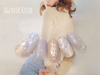 アグニークリッシェ(Agunik Riche)/【大理石ネイル】