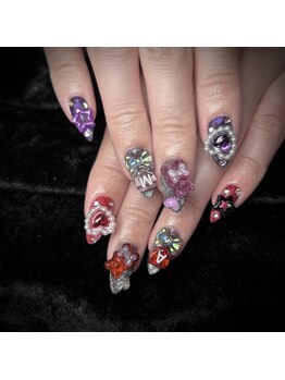 ギンガギンガ(gingaginga)/T059 メンカラネイル