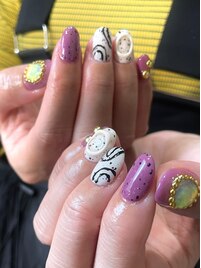 個性派ネイル持ち込み10本アート