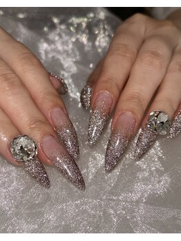 フラッシュ+Vカット組み合わせ