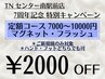 新【7周年記念クーポン】定額コース、マグネット、フラッシュ2000円引き!!