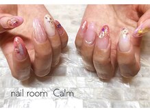 ネイルルーム カーム(nail room Calm)/ドライフラワーネイル