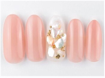 ネイルサロン ブランアンジュ(Blanc Ange)/美爪カラー×シェルアート