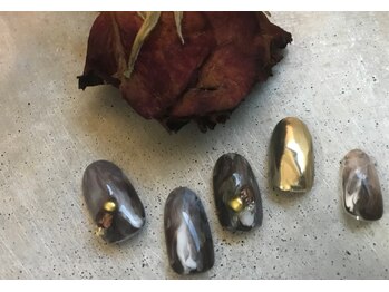 ネイルスミス(Nailsmith)/ブラウンニュアンス天然石