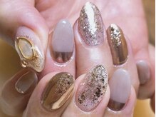 ネイルマジック 仙台一番町店(NAIL MAJIC)/ミラーフレンチ★オーダー