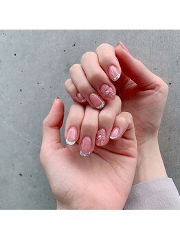 アンダーバーホワイトプラス 南海難波店(_WHITE+)/ぷっくりお花