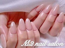 エムズ ネイルサロン(M2)/長さだしワンカラーベージュ