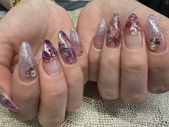 エヌド ネイル(n°nail...)/フラワーネイル