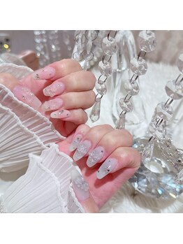 ベティネイル アイラッシュ(Betty Nail)/クリアローズネイル スカルプ