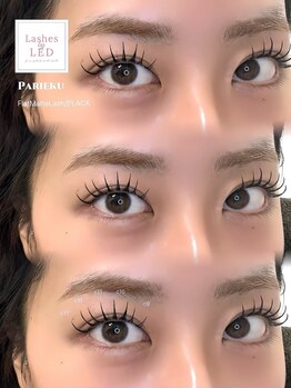 パティオアイラッシュ(Patio eyelash)/エクステパーマLED80本