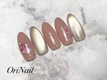 オリネイル 西荻窪(OriNail)/マグネットネイル×桜デザイン