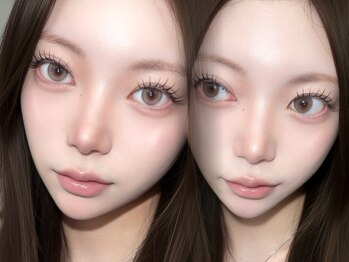 ルチアネクスト(Lucia Next)の写真/【全21色】透明感爆上がり★ 大人可愛い韓国っぽカラーエクステ￥6350～◎色素薄い系の抜け感EYEへ♪