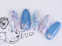 ネイルサロン ディーバ ギンザ(Nail salon Diva GINZA)/ブルーニュアンスネイル