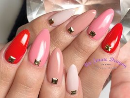 【ロングネイル】カラフルネイル