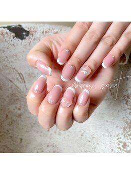 マニカラット(mani carat)/フレンチ × リボン