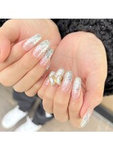 白べぇーっ 本店 湊町店/ラメグラデーション