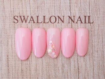 スワロンネイル(SWALLON NAIL)/５・６月定額ネイル