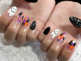 ハロウィンネイル