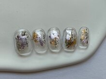 アイネイルズ 天神今泉店(I-nails)/【yuka.t】箔アート