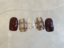ラクネイル 浦和店(raku nail)/ボルドーニュアンスネイル