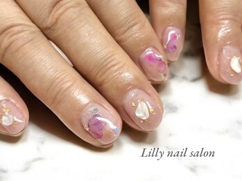 リリー(Lilly)/紫陽花ネイル