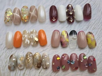 ネイルサロン バハル(Bahar)の写真/経験豊富なスタッフ在籍!高い再現性&技術力☆カラー300色以上/たくさんのパーツ♪持込みデザインご相談可◎