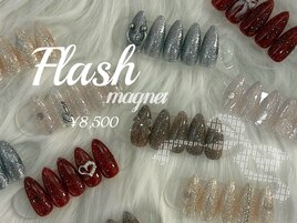 マグネット&フラッシュ ネイル